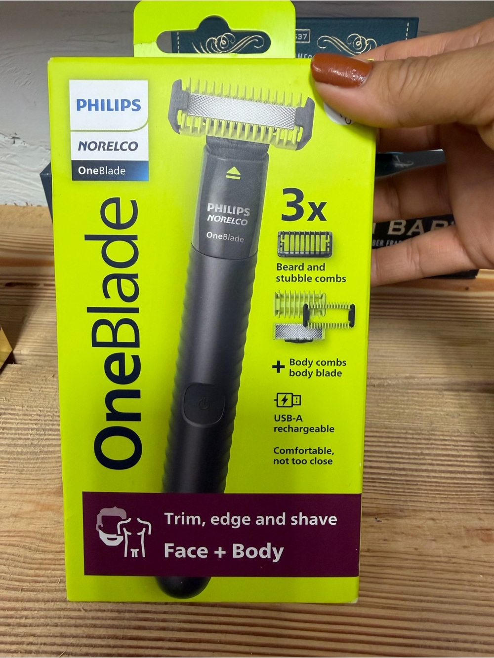 OneBlade Black - Face & Body Trimmer